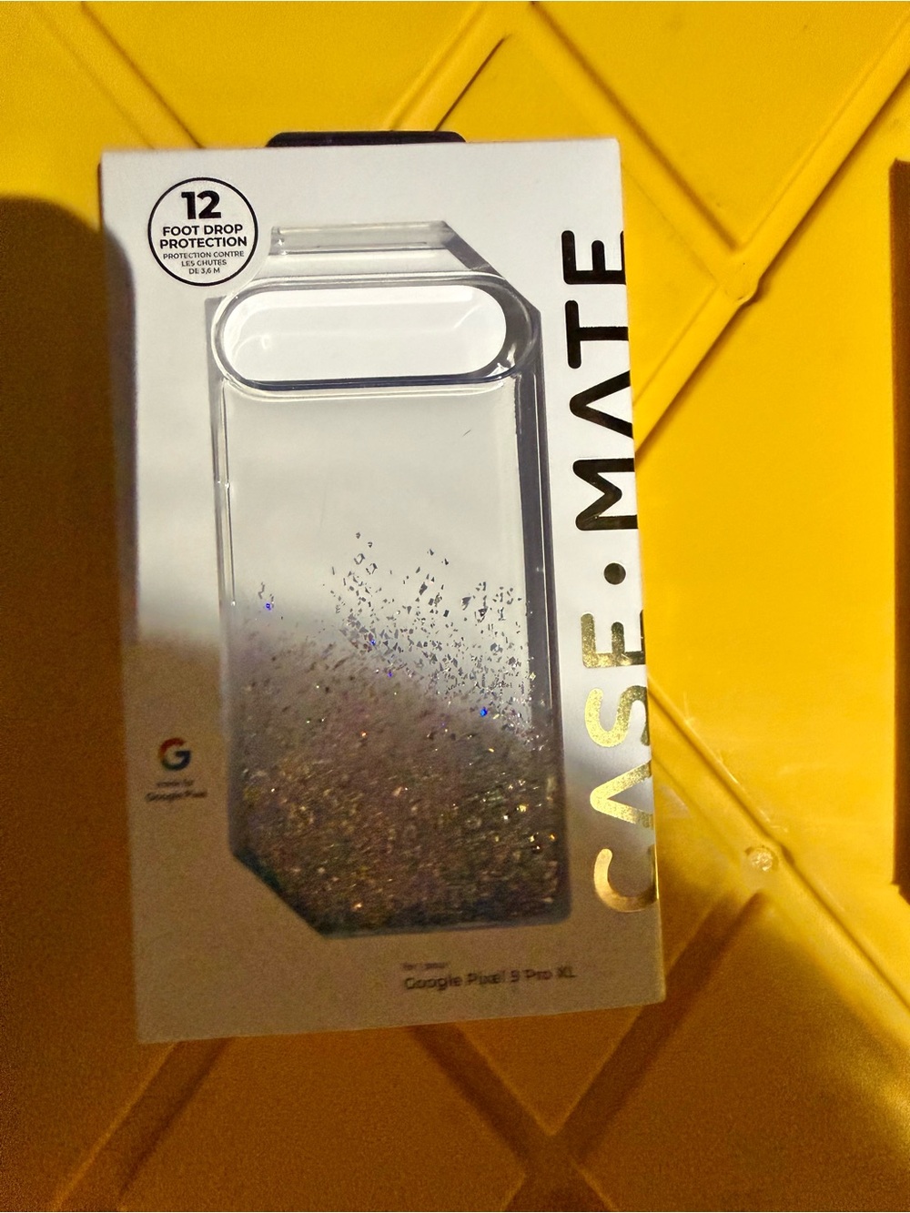 Case-Mate Glitter Clear Protective Case for Google Pixel 5 Pro XL
